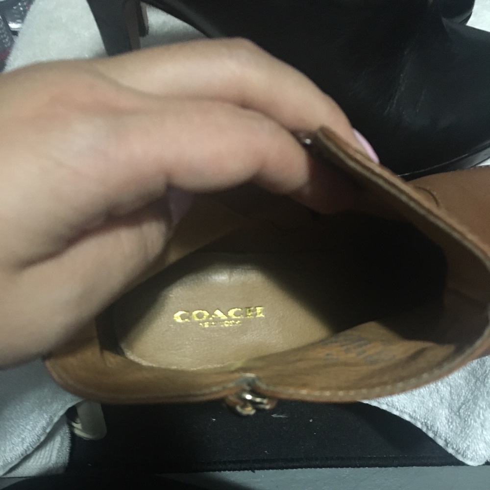 Coach Corine Buttery Soft Mill Leather Booties 8 - Picture 7 of 8